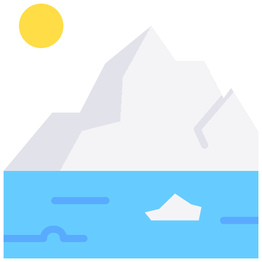 Glacier glacier north pole ocean icon