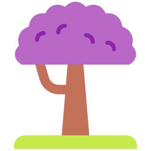 Jacaranda ecology tree nature icon Jacaranda ecology tree nature icon