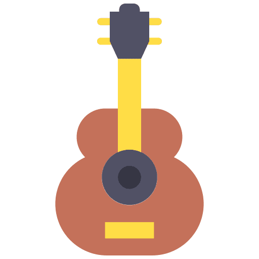 Guitar music and multimedia music guitar icon Guitar music and multimedia music guitar icon