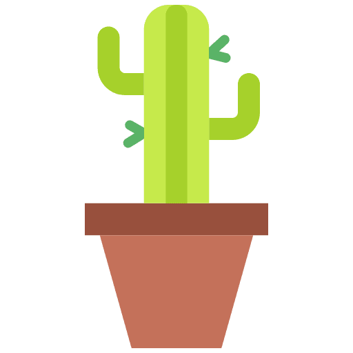 Cactus cactaceae plant pot nature icon Cactus cactaceae plant pot nature icon