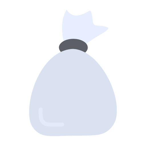 Garbage bag trash bin ecology and environment plastic bag icon