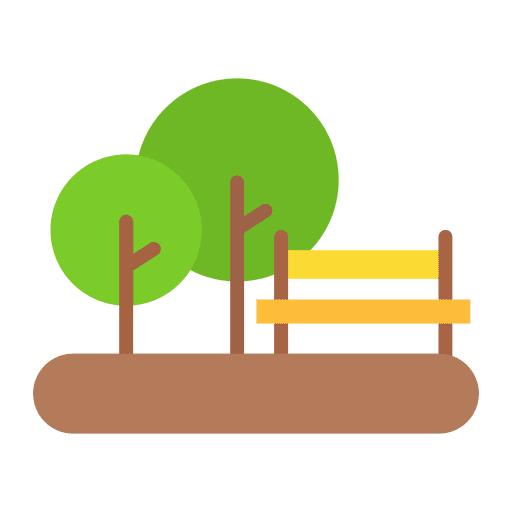 Park parks nature trees icon