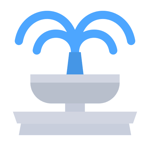 Fountain water buildings fountain icon Fountain water buildings fountain icon