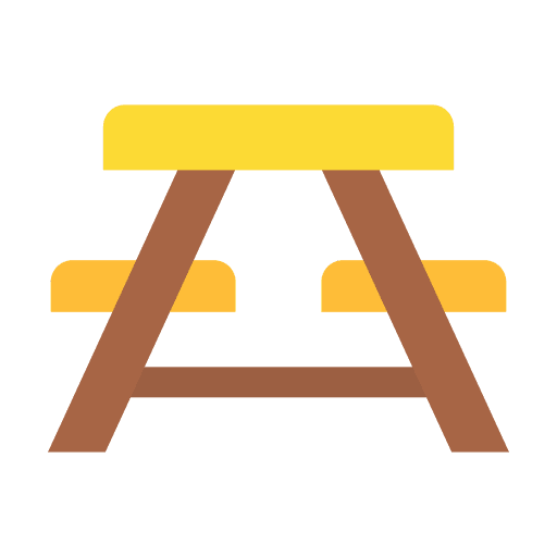 Table picnic table table furniture and household icon Table picnic table table furniture and household icon