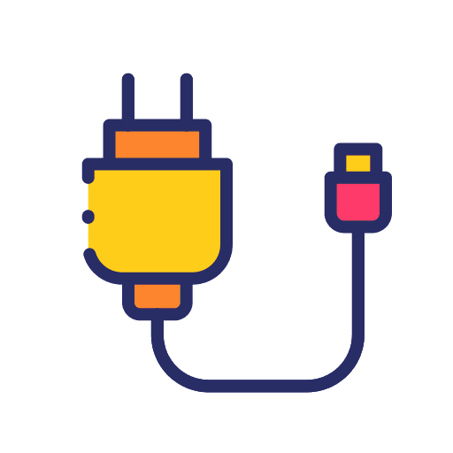 Charger computer chargers wire icon