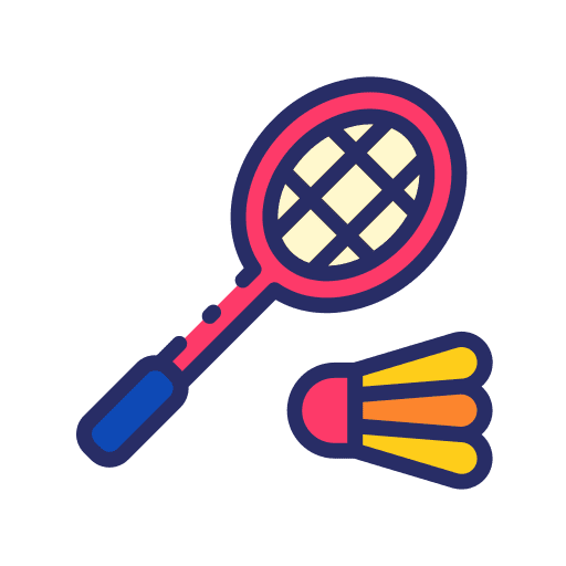 Badminton olympic games sports and competition badminton game icon Badminton olympic games sports and competition badminton game icon