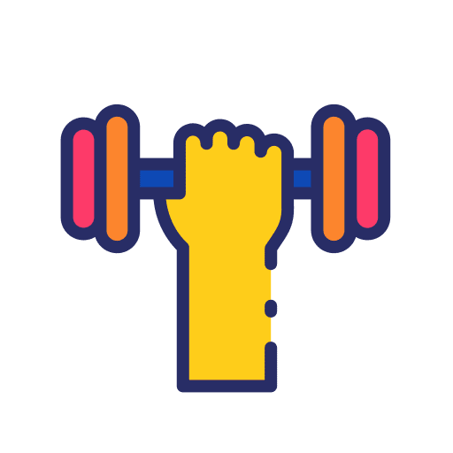 Training dumbbell weight dumbbells icon Training dumbbell weight dumbbells icon