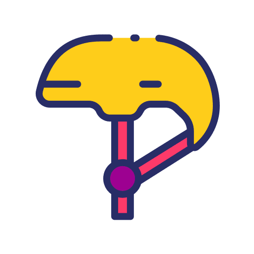 Helmet bike helmet sports and competition security icon Helmet bike helmet sports and competition security icon