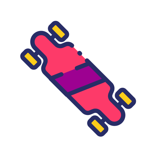 Longboard transportation sportive skate icon Longboard transportation sportive skate icon