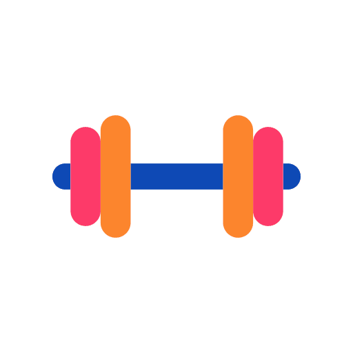 Crossfit weights weight sports and competition icon