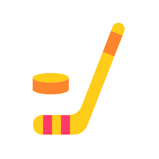Hockey field hockey team sport field icon
