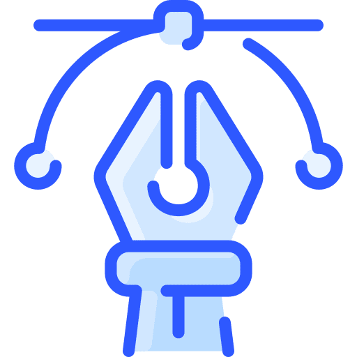 Pen tool graphic design vector pen tool icon