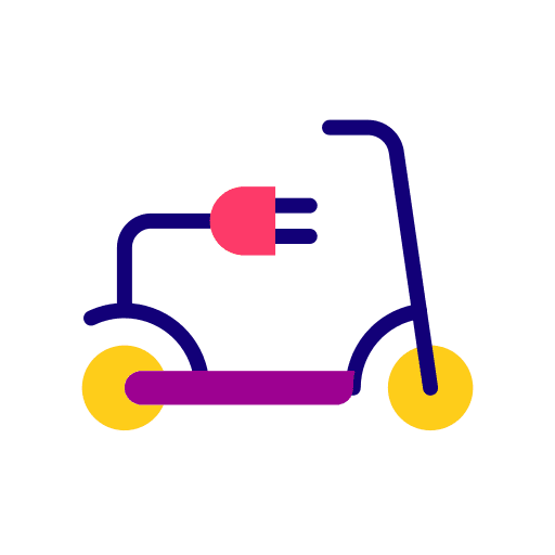 Scooter scooter ecology sports and competition icon