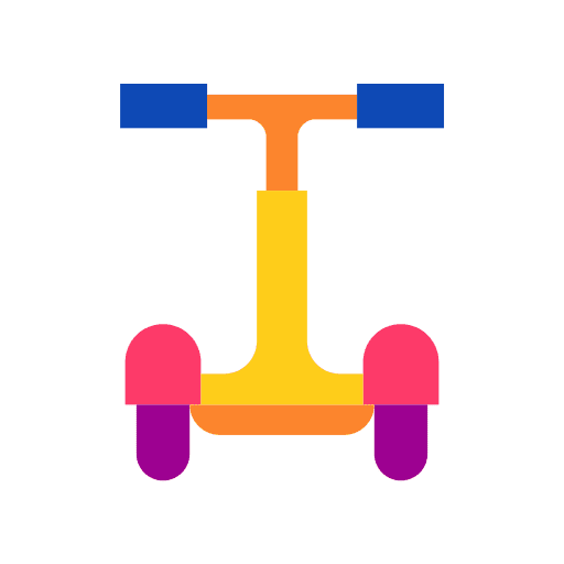 Segway sports and competition scooter hoverboard icon