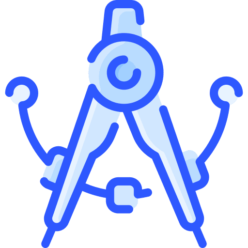 Compass compass geometry school material icon Compass compass geometry school material icon