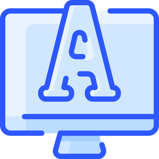 Computer edit tools font type icon Computer edit tools font type icon