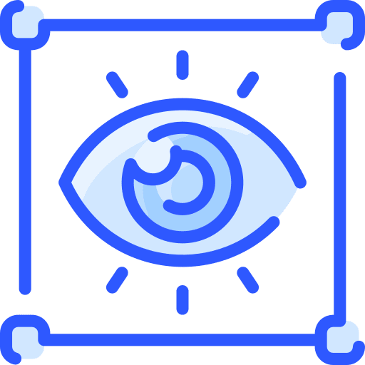 Focus target vision eye icon Focus target vision eye icon