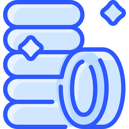 Coins cash money currency icon