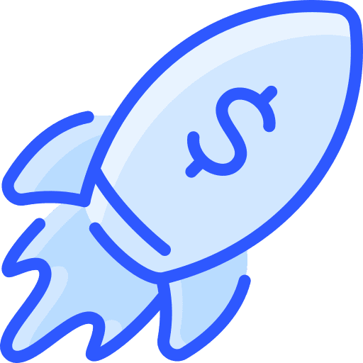 Rocket rocket transportation business and finance icon Rocket rocket transportation business and finance icon