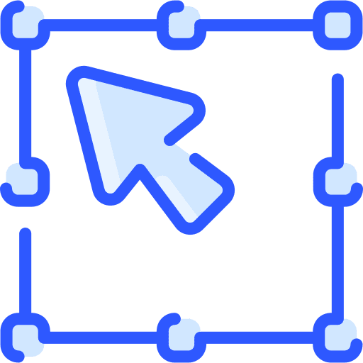 Selecting object selection arrow icon Selecting object selection arrow icon