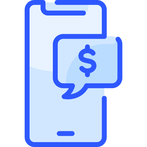 Smartphone online shopping communications business and finance icon Smartphone online shopping communications business and finance icon