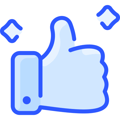 Thumb up good marketing vote yes icon