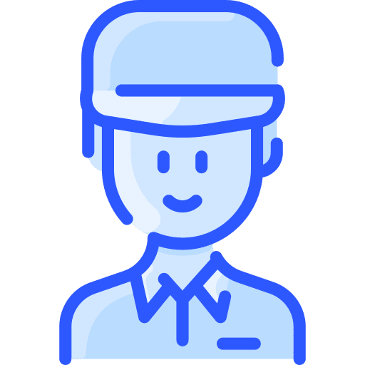 Delivery man professions and jobs delivery man business and finance icon Delivery man professions and jobs delivery man business and finance icon