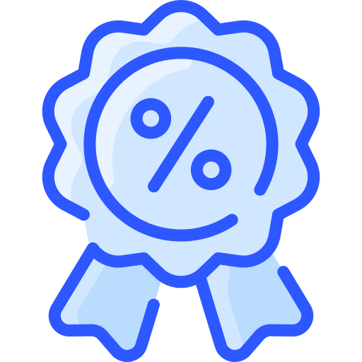 Discount badge percentage sales commerce and shopping icon Discount badge percentage sales commerce and shopping icon