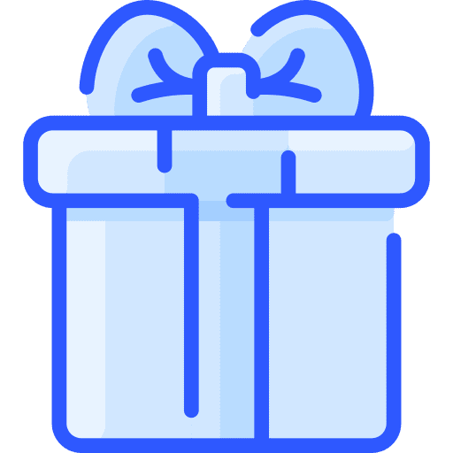 Gift surprise birthday and party gift icon Gift surprise birthday and party gift icon
