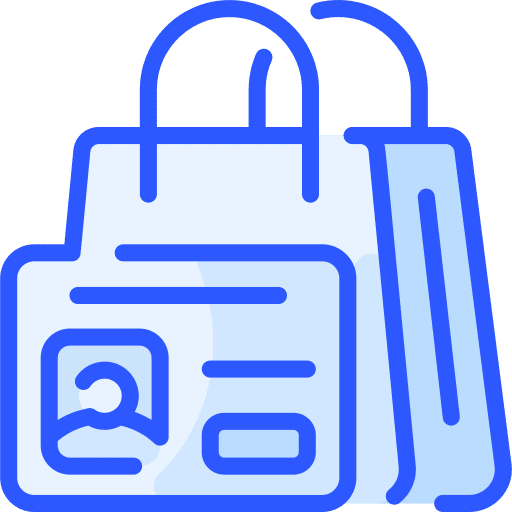Membership vip shopping identity card icon Membership vip shopping identity card icon