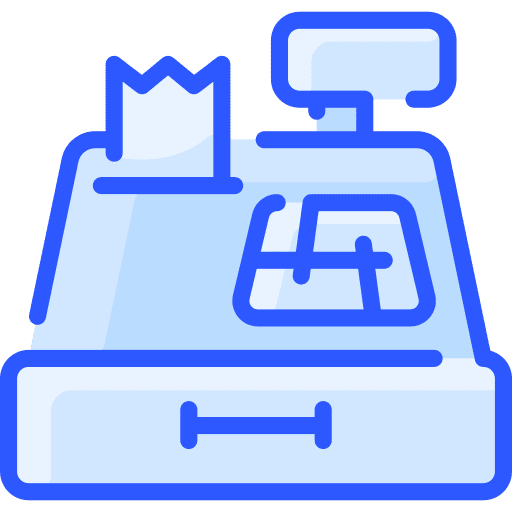 Cash register ticket cash register cashier machine icon Cash register ticket cash register cashier machine icon