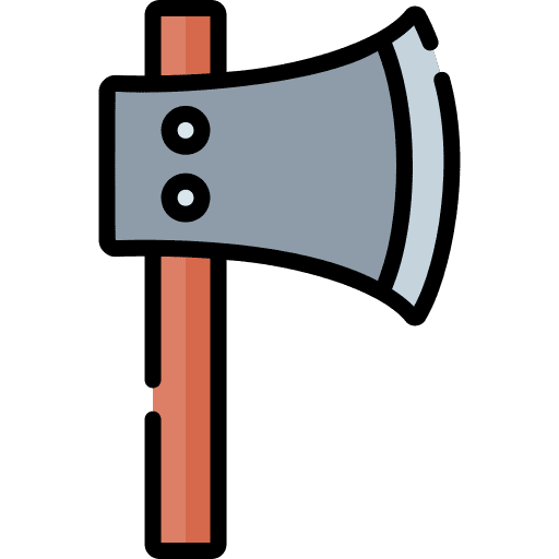 Axe woodcutter firewood construction and tools icon Axe woodcutter firewood construction and tools icon
