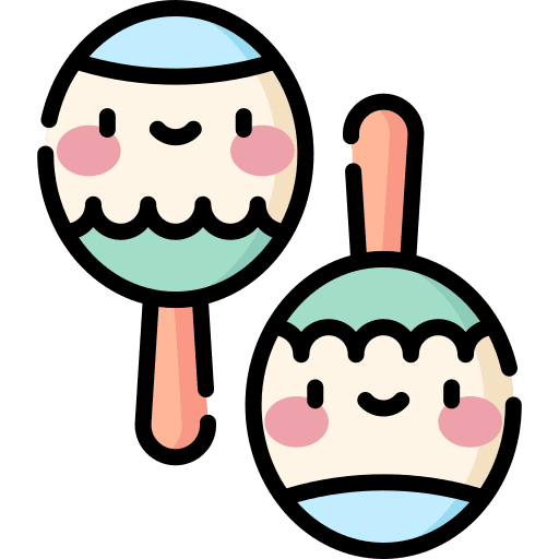 Maracas music cultures musical instrument icon