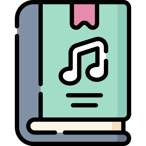 Music book multimedia quaver study icon