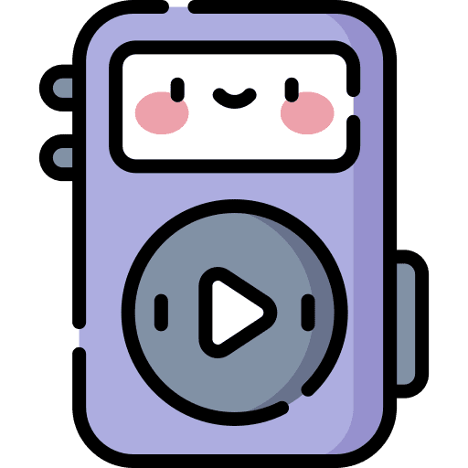 Music player technology device electronics icon