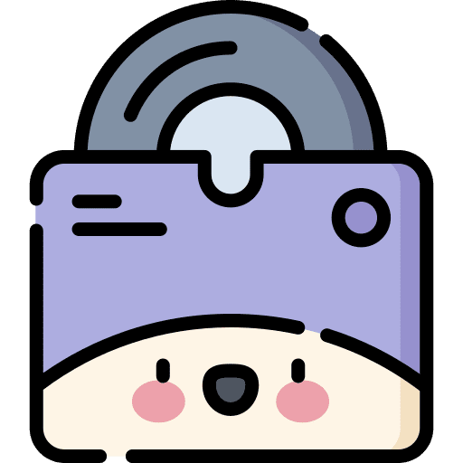 Vinyl music album vinyl record cd icon