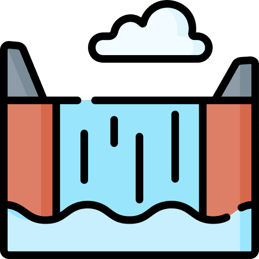 Waterfall river water natural icon Waterfall river water natural icon