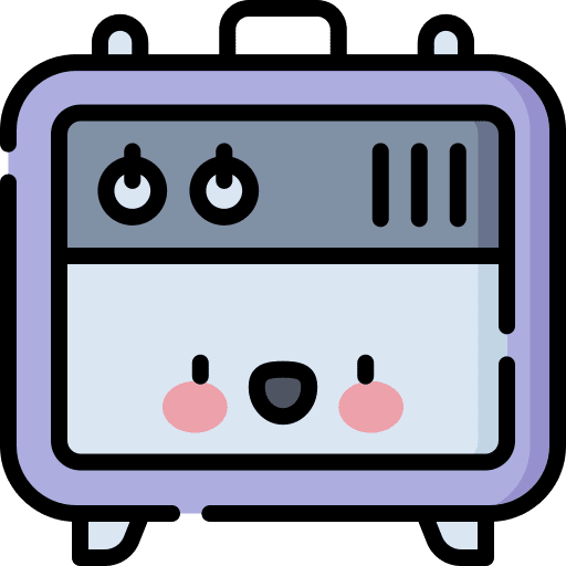 Amplifier electronics music box audio box icon