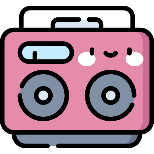 Boombox player boombox cassette player icon