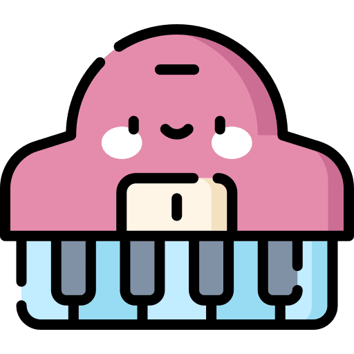 Piano music music and multimedia electric piano icon