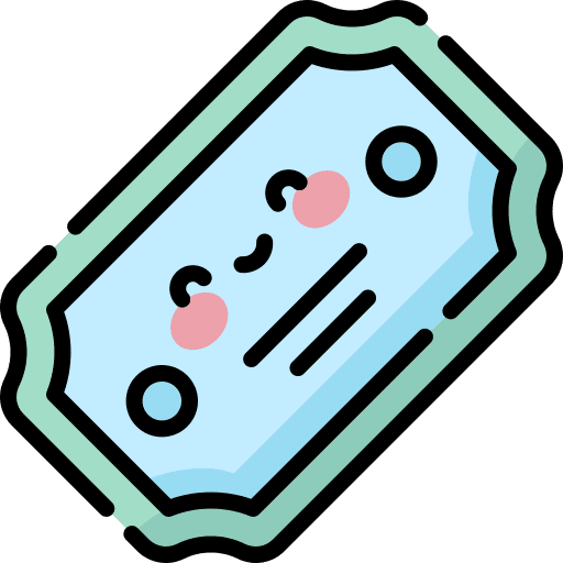 Ticket pass ticket attraction icon