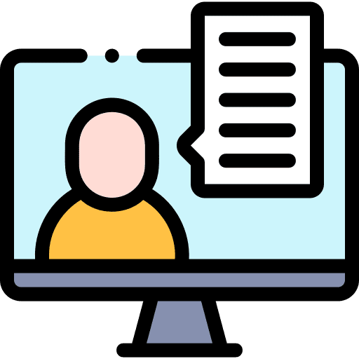 Introduction working at home introduction communications icon Introduction working at home introduction communications icon
