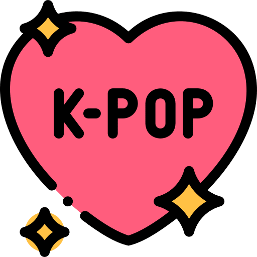 Kpop heart kpop south korea icon