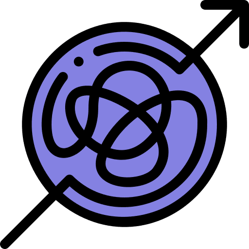 Mess mess process chaos icon Mess mess process chaos icon