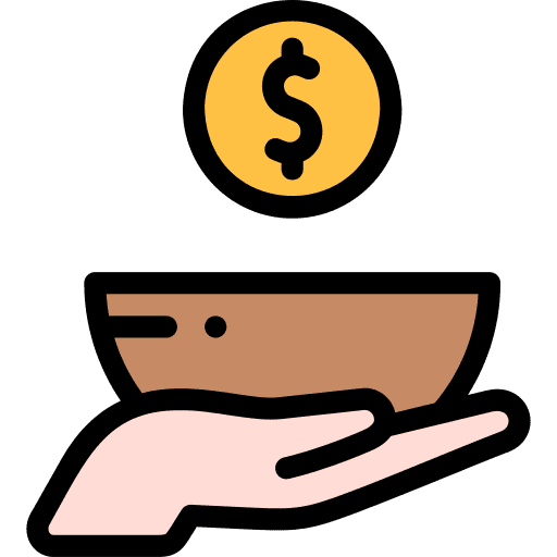 Poverty starvation money miscellaneous icon