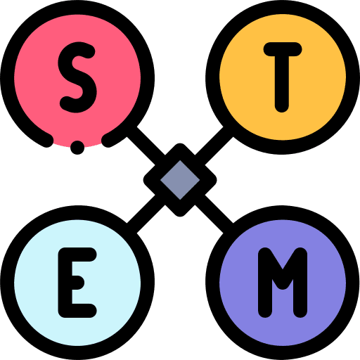 Stem mathematics stem education icon