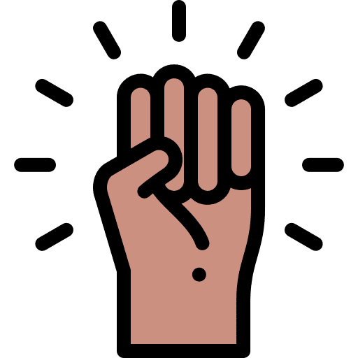 Black lives matter fist blm fight icon Black lives matter fist blm fight icon