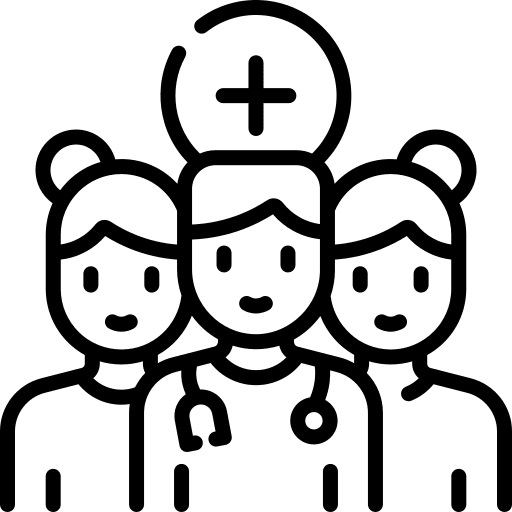 Medical team healthcare and medical medicine user icon