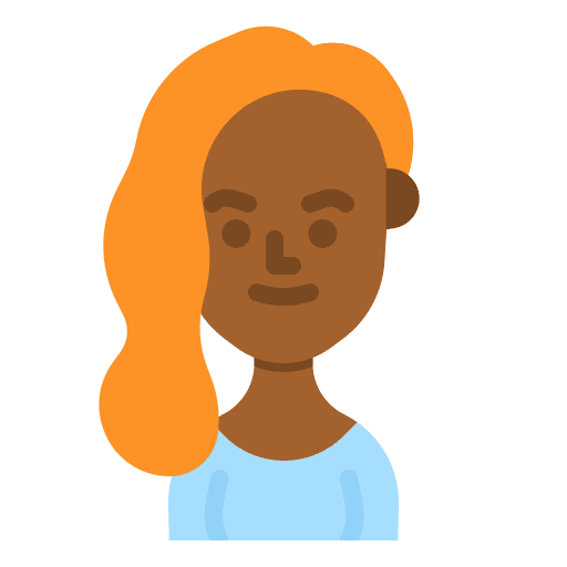 Black woman people female black woman icon