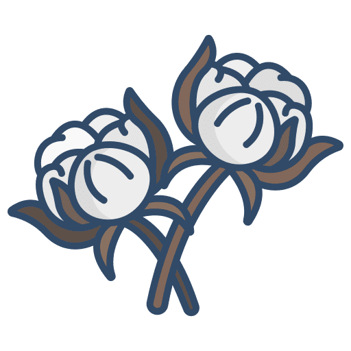 Cotton agriculture nature farming and gardening icon Cotton agriculture nature farming and gardening icon